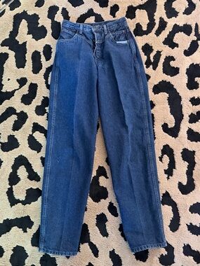 Vintage 80s Rocky Mountain Pleated Yoke Front Western Jeans 27/5